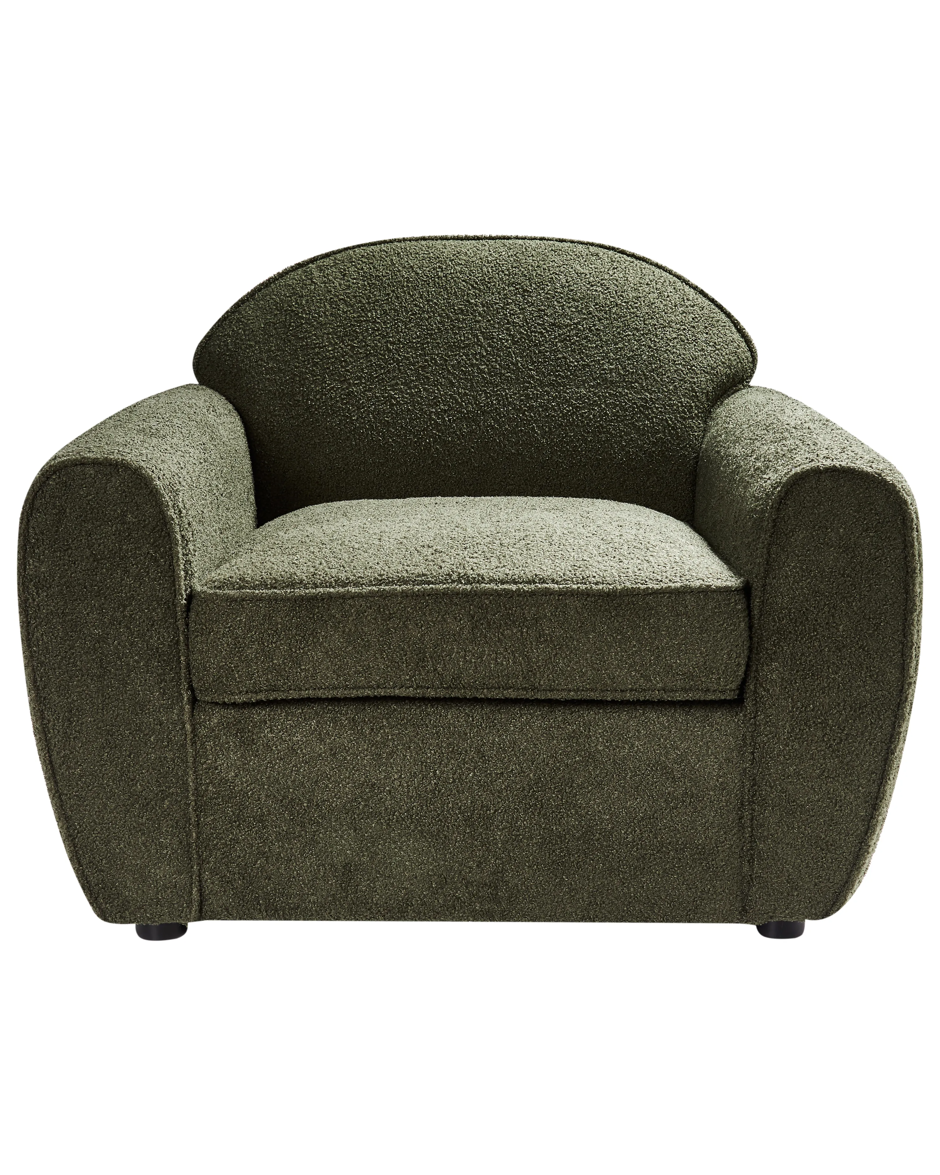 Fauteuil ELLEDE Bouclé Donkergroen
