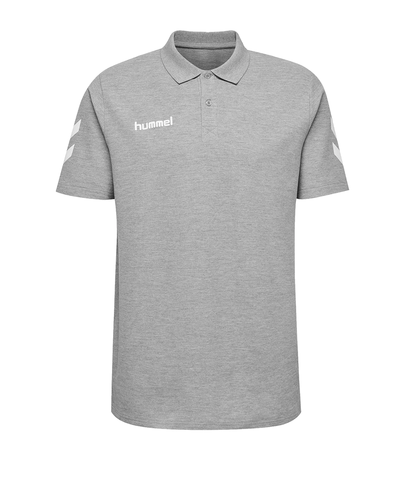 Hummel Cotton Poloshirt Grau F2006