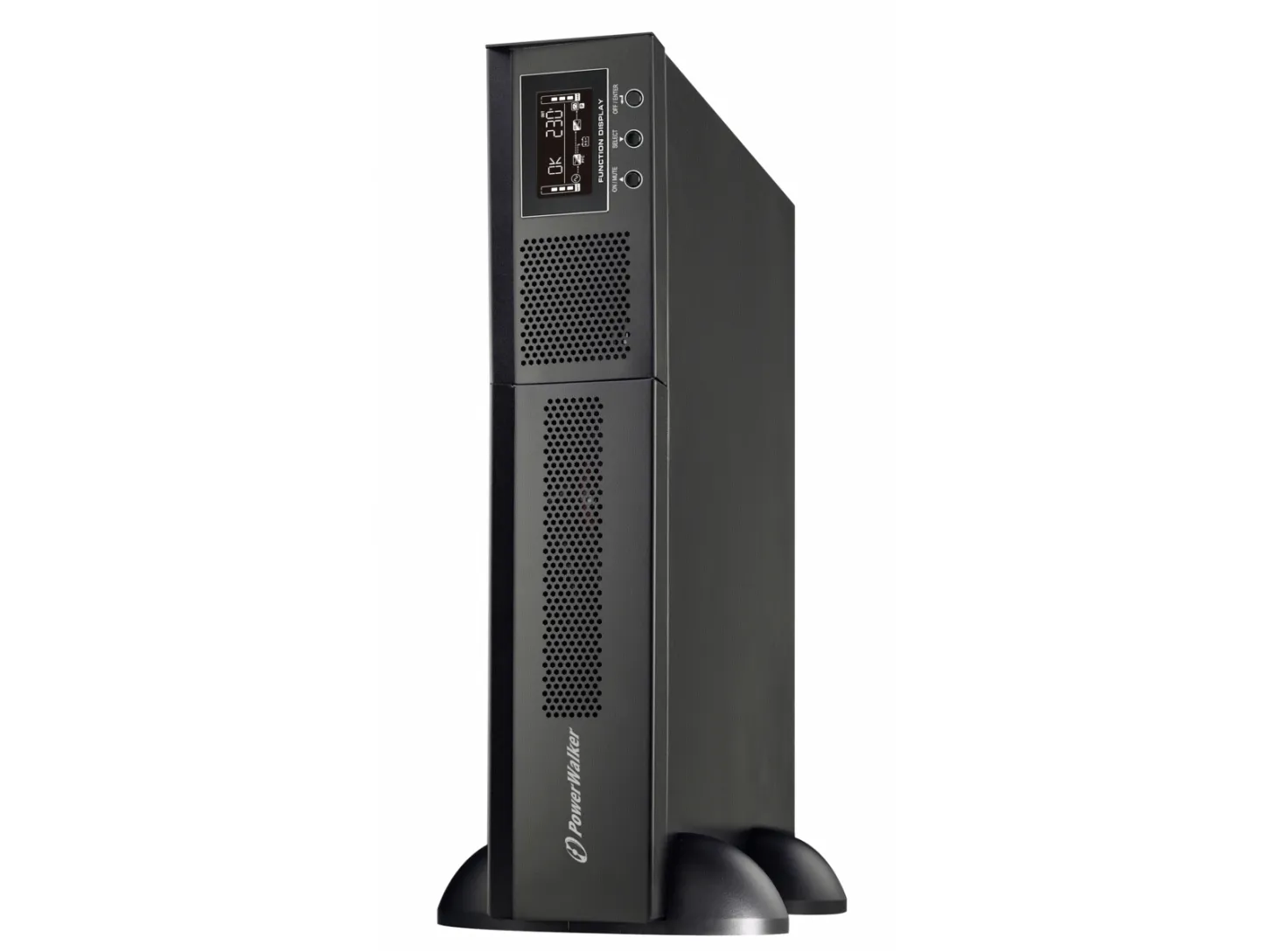 PowerWalker VFI 1000 RMG PF1, Dobbeltkonvertering (online), 1 kVA, 1000 W, Sine, 110 V, 300 V
