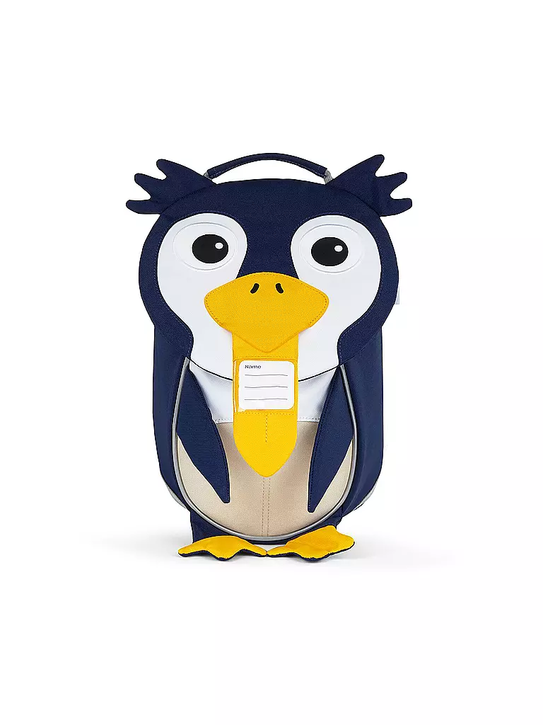 AFFENZAHN Kinder Rucksack Kleine Freunde - Pinguin dunkelblau