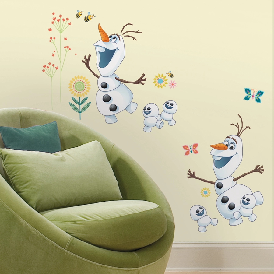 Room Mates  Frozen Olaf im Frühling Mehrfarbig