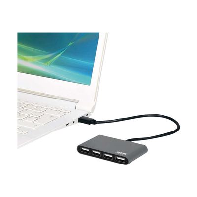 PORT Connect - Hub 4 ports USB 2.0 Type C