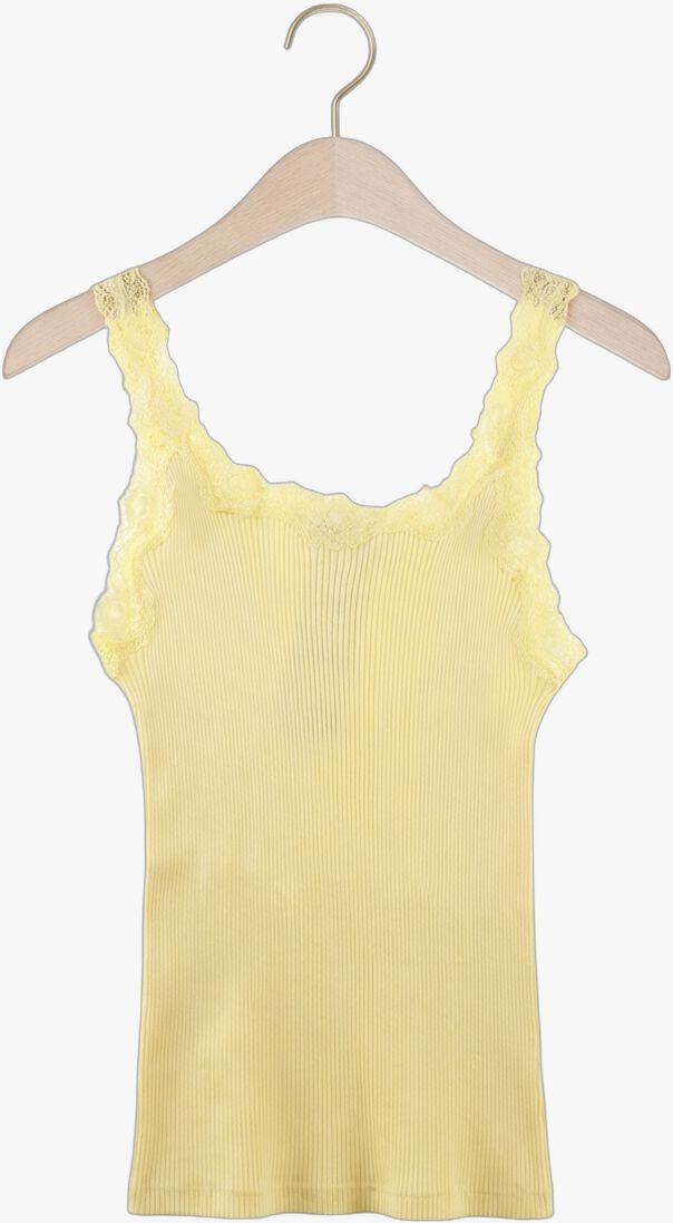 gele rosemunde top babette deep back silk top