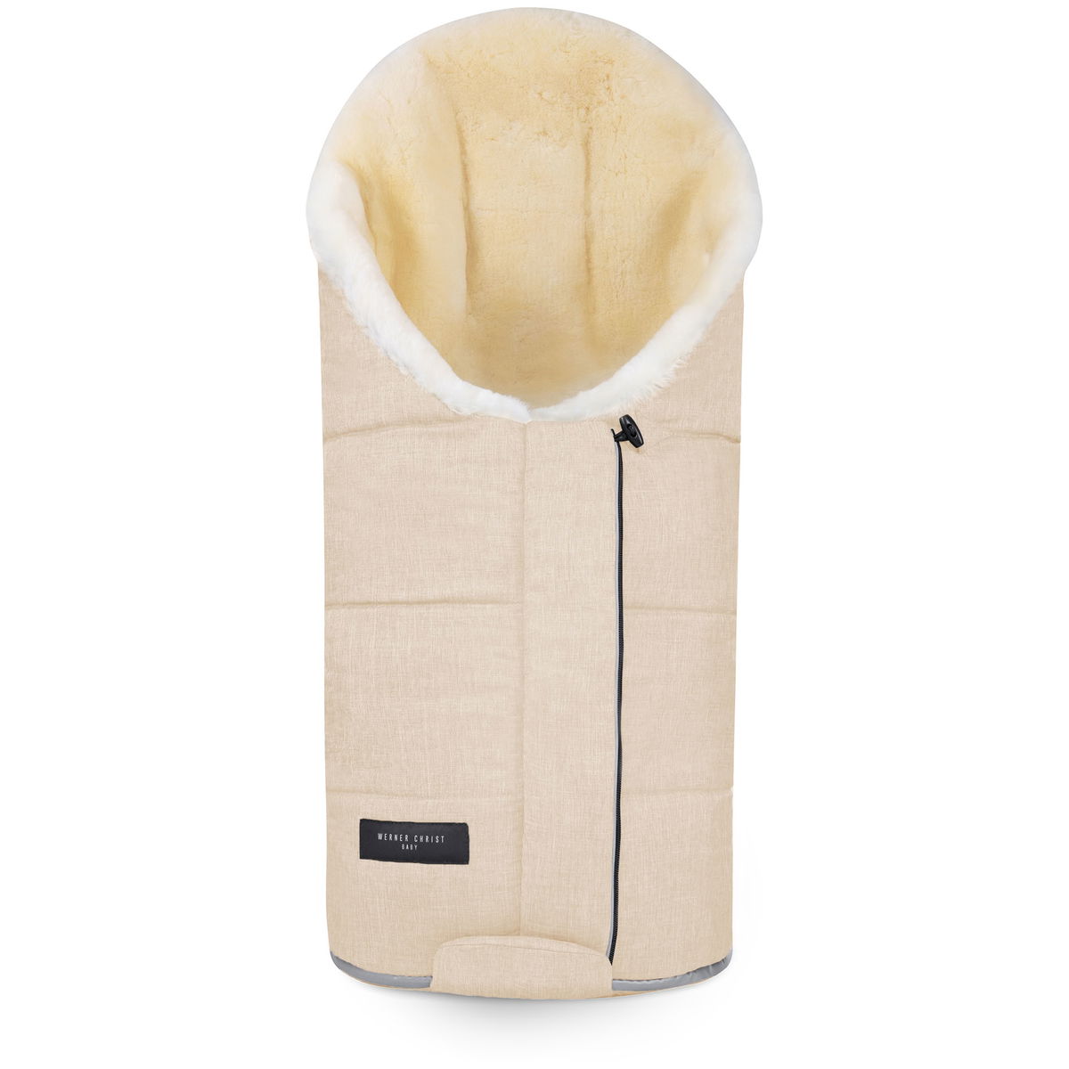 Werner Christ BabyWerner Christ Baby   TULAvario Lammfellfusssack cloud beige