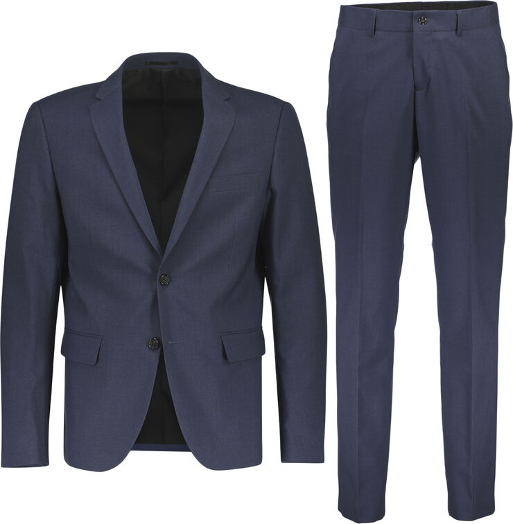 Lindbergh Suit med let stretch Blue mel
