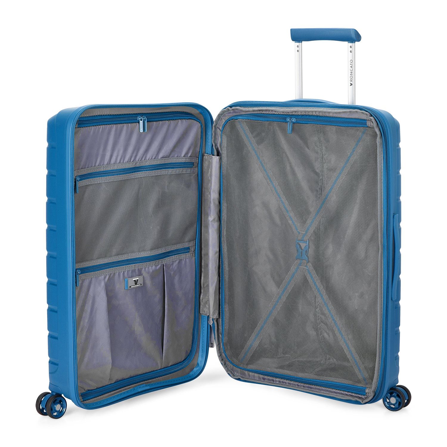 Roncato B-Flying Expandable Trolley 68 denim