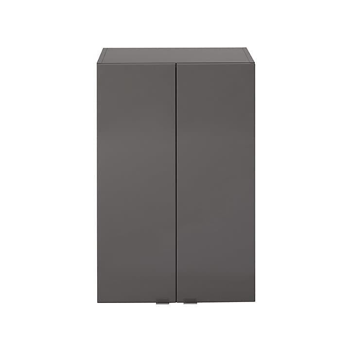 Armoire de salle de bains GoodHome Imandra gris taupé L.60 x H.90 x P.36 cm