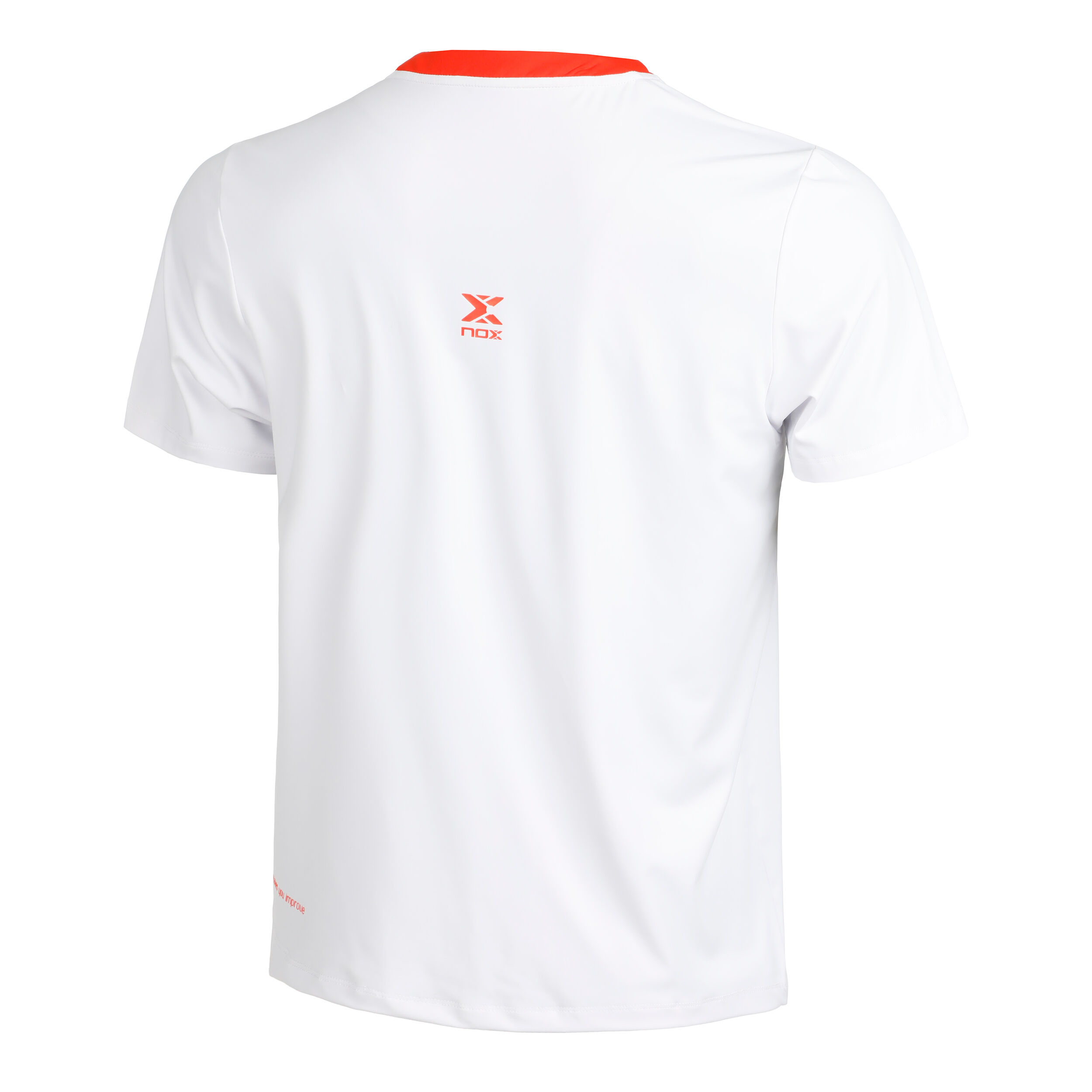 NOX Team Polo Regular Polo Hommes - Blanc , Orange