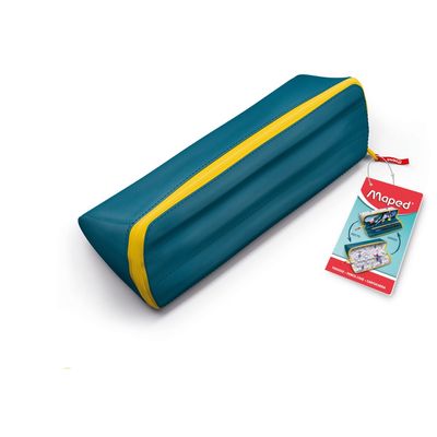 Maped - Trousse à ouverture XXL Basic - vert - réversible et personnalisable