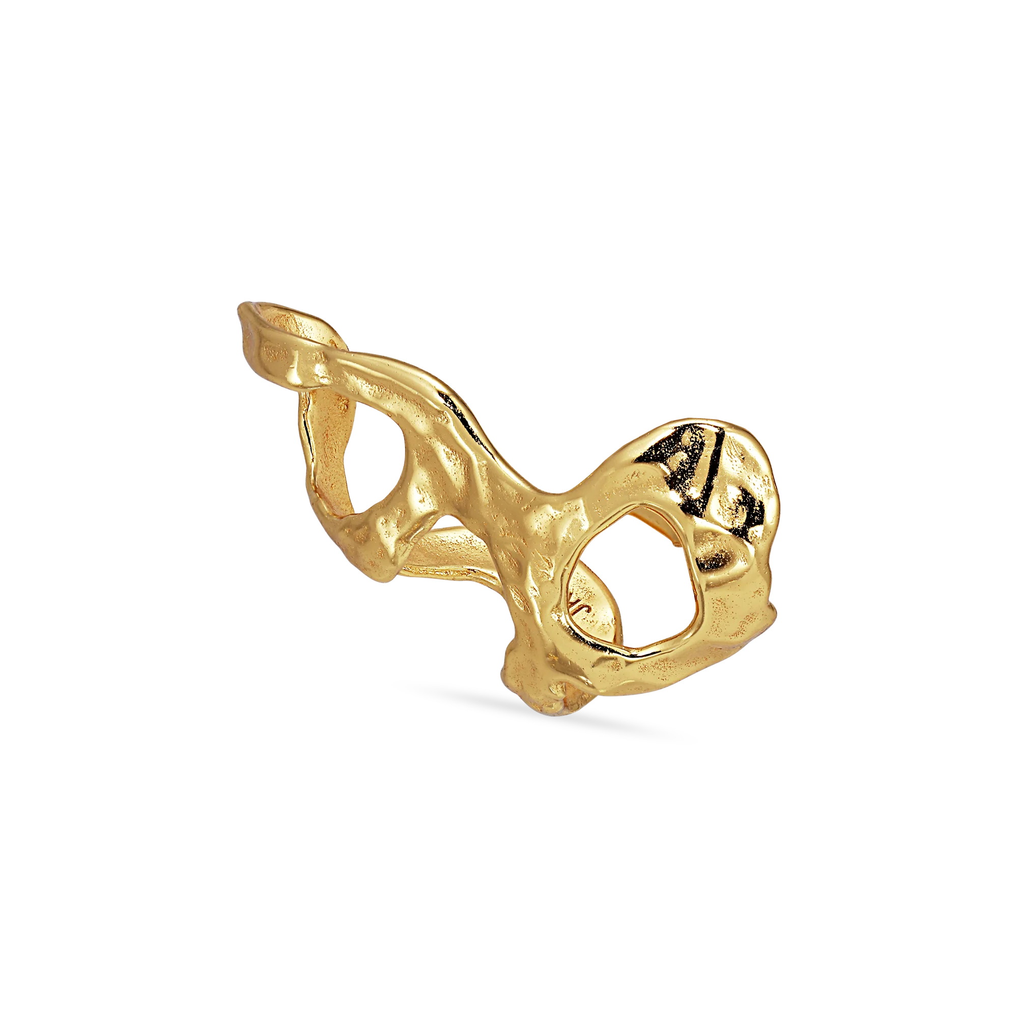 Jane Kønig  Space Cuff ørering - forgyldt