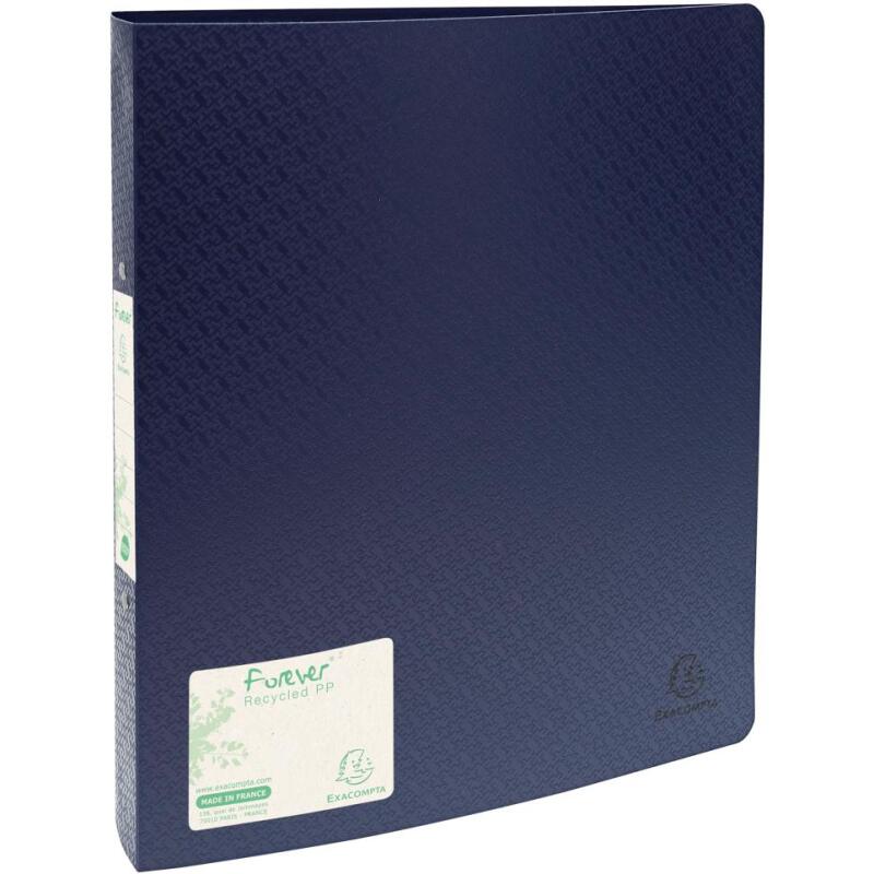 Classeur 2 anneaux plastifié Exacompta Forever A4 maxi - Dos 3 cm couleurs assorties