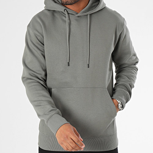 Sweat Capuche Star Basic Gris Anthracite