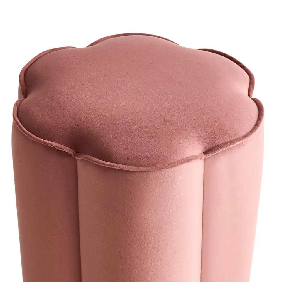 TAPPEN - Poef - Roze - Fluweel