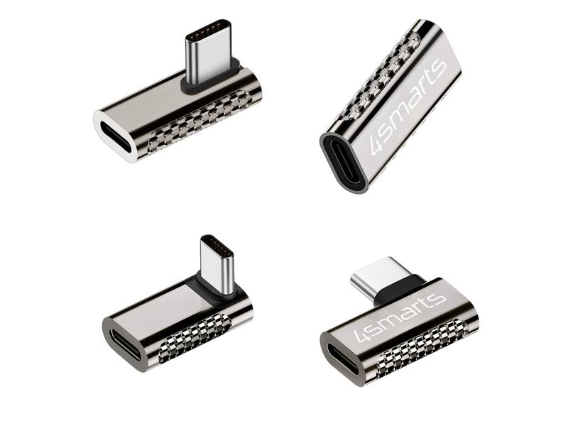 4smarts USB-Adapter 4-teiliges Set USB-C Stecker - USB-C Bu USB-C OTG Adapter Set 4 Stk.