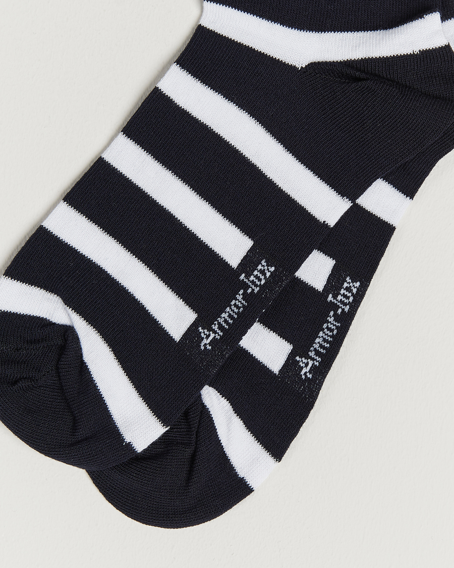 Armor-lux Loer Stripe Sock Rich Navy/White