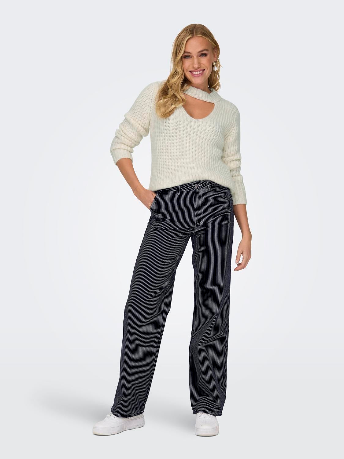 ONLRINGO Strickpullover Cloud Dancer
