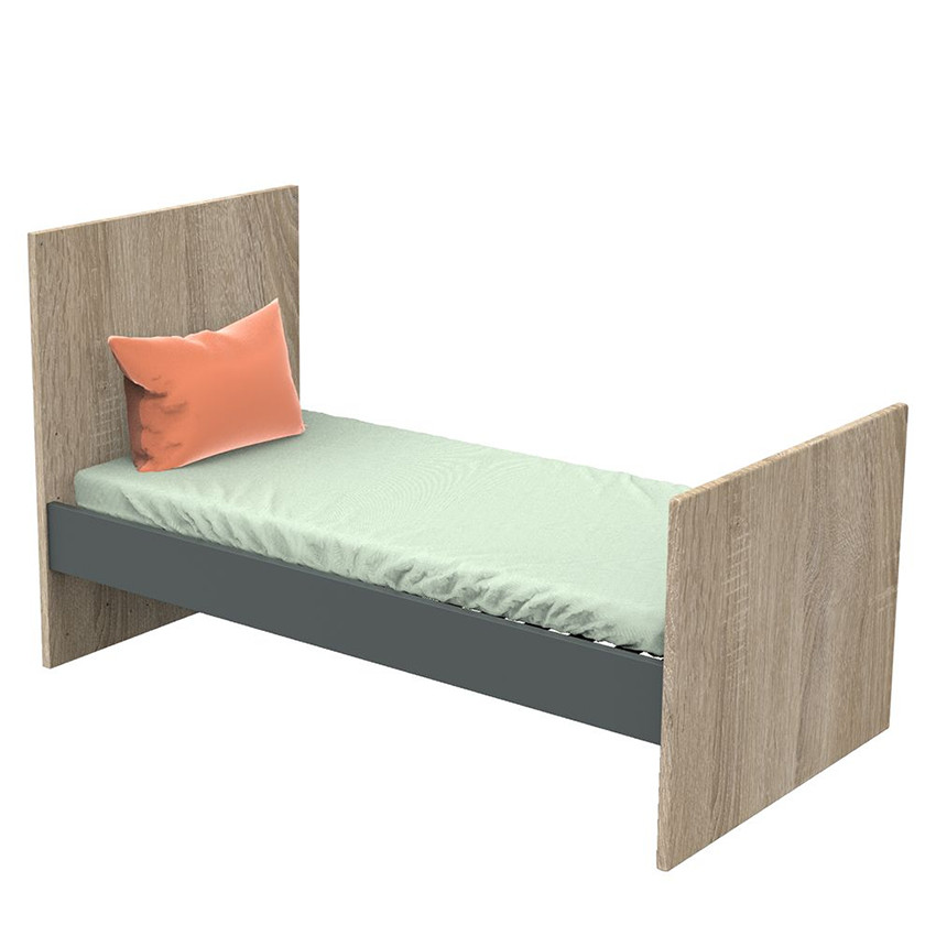 Little Big Bed Nova 70 x 140 cm - Gris Volcan