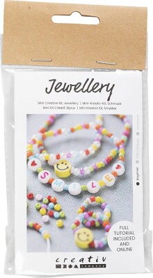 Mini Diy Kit Smykker - Armbånd Og Fingerring