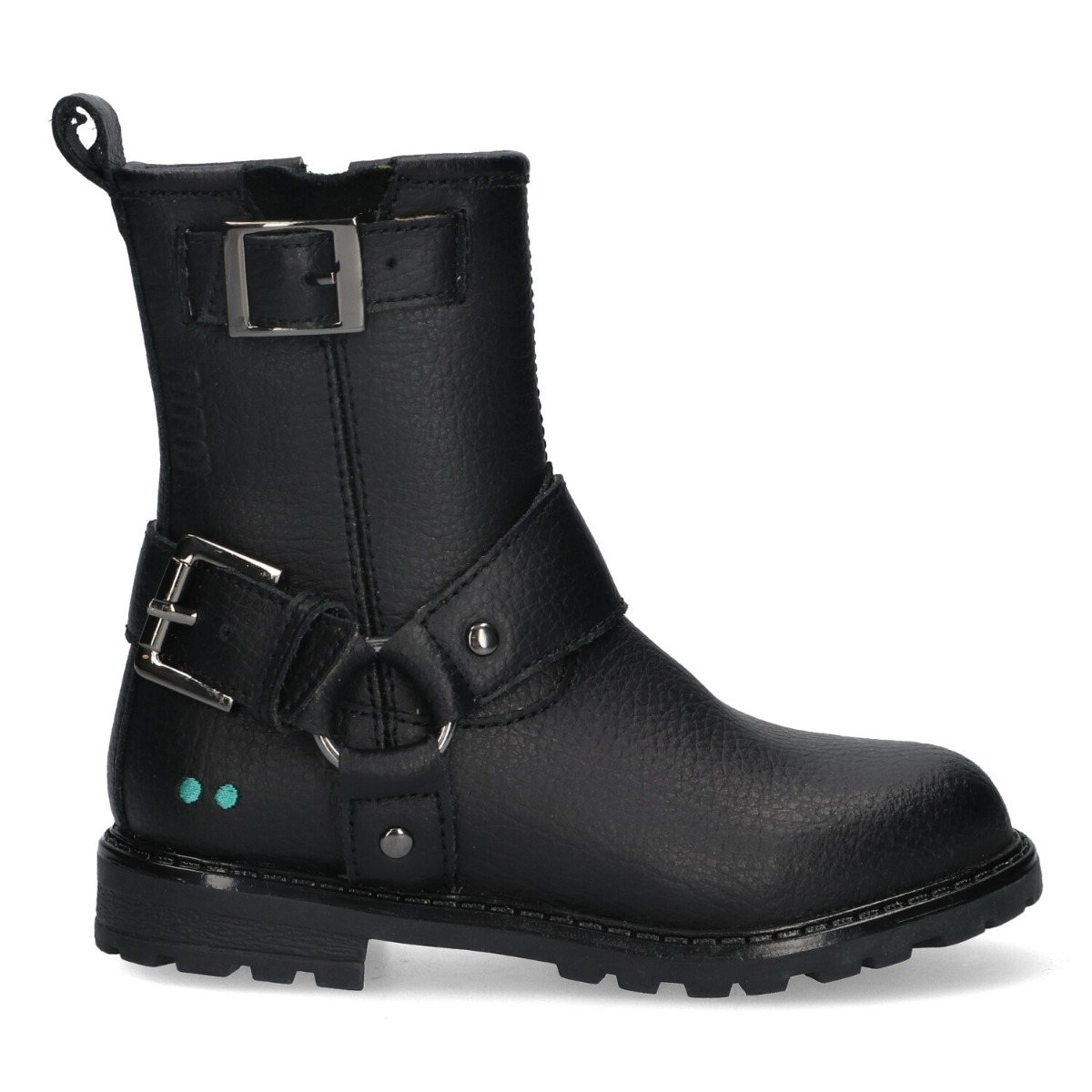 Hannah Happy - Biker Boots Bunnies Zwart