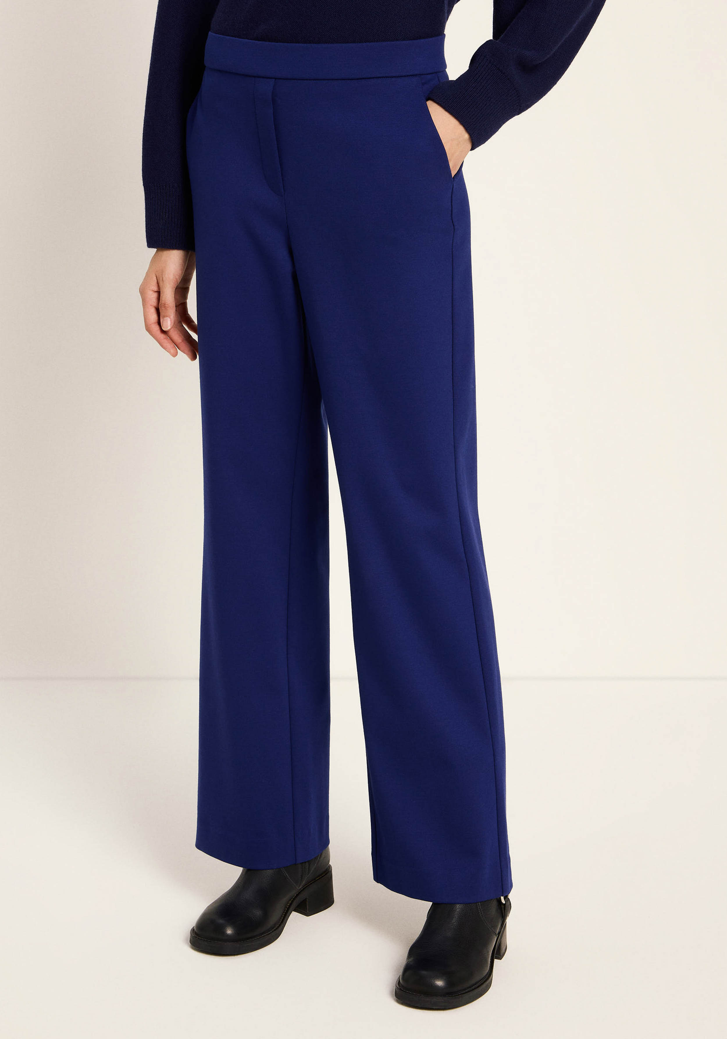 Lanius Hose mit geradem Bein Purple Blue
