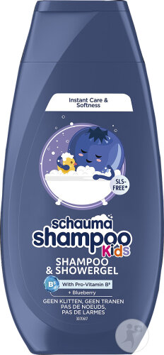 Schwarzkopf Schauma Kids Myrtille Shampoing & Gel Douche 250ml