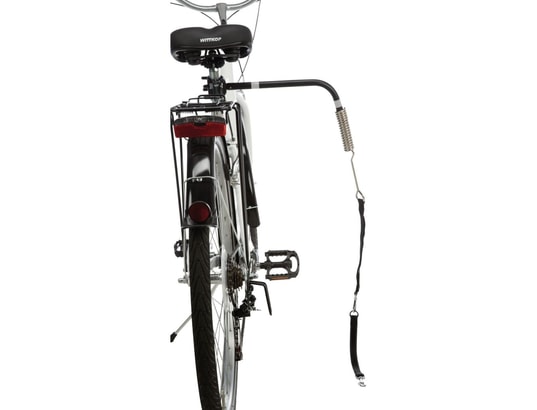 TRIXIE - Harnais de sécurité enfant Ensemble de laisse de vélo pour chien noir 1287