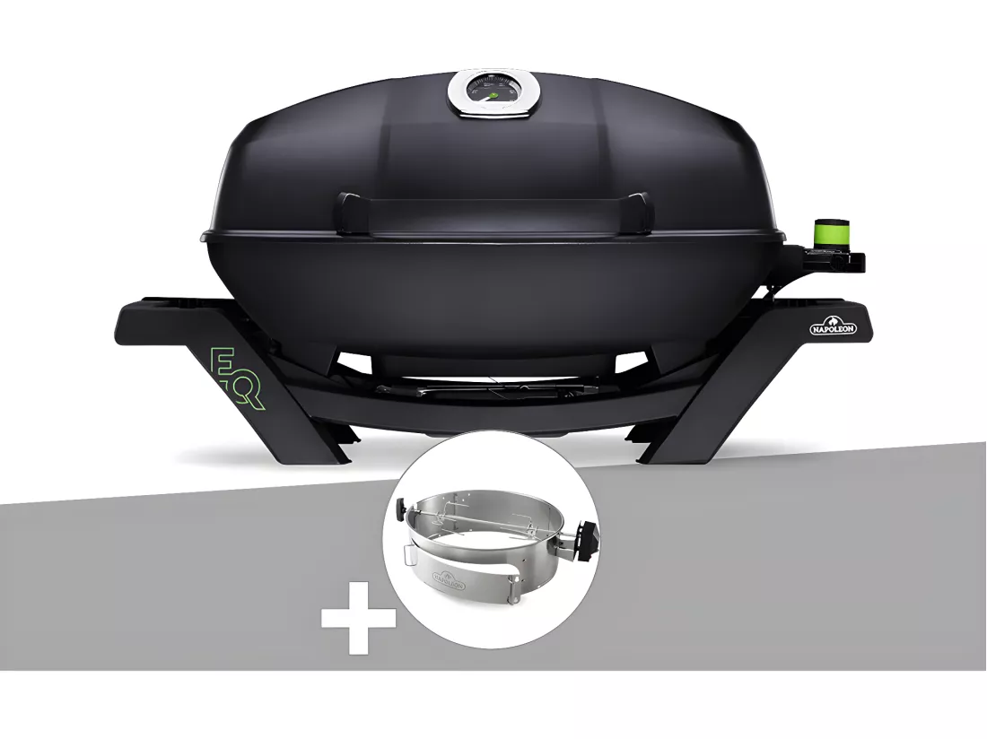 Barbecue électrique Travel Q PRO285E + Rôtissoire - Napoleon