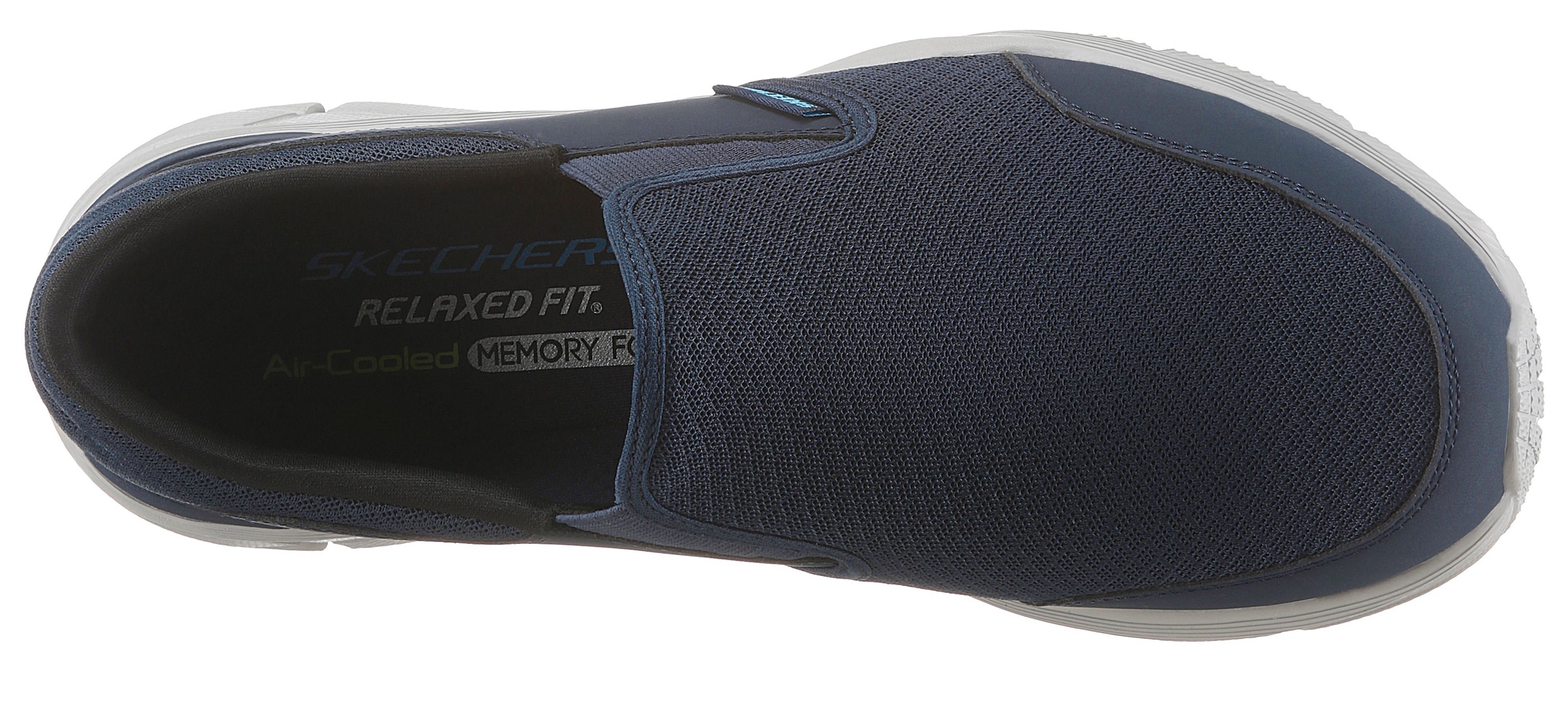 Skechers Slip-On Sneaker »Equalizer«  Slipper, Freizeitschuh mit Air Cooled Memory Foam Ausstattung
