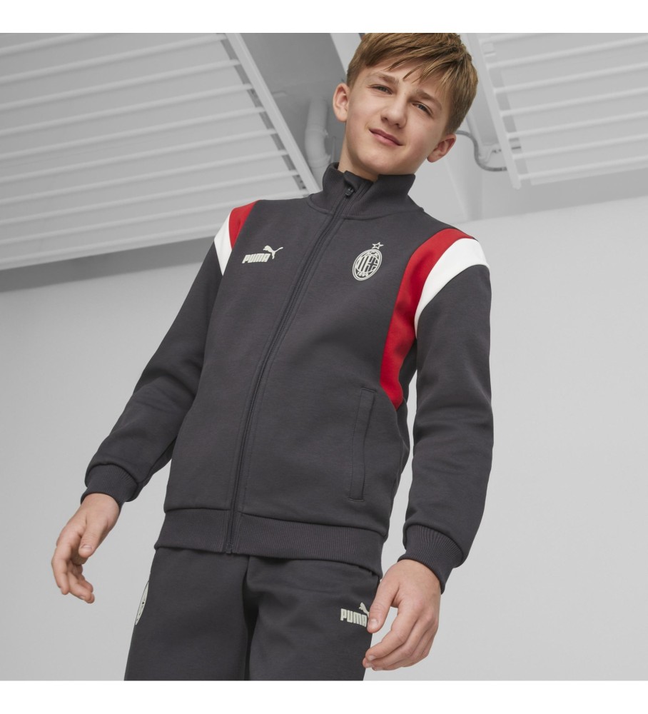 Jaqueta Puma Milan Red Archive Cinza