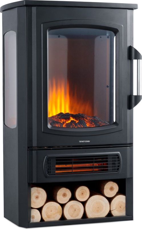 MOA Elektrische Haard - Sfeerhaard - Kachel - Heater - Plek voor decoratie hout - EFS183C