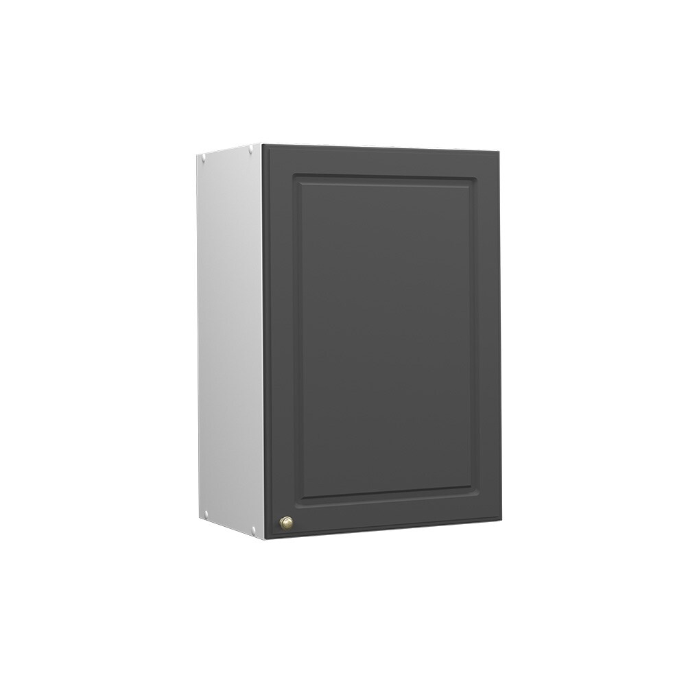 Vicco Hängeschrank Küchenschrank Küchenmöbel Fame-Line Weiß Anthrazit-Gold Landhaus 50 cm Küche Einbauküche Hängeschrank Drehtür Einlegeboden Küchenzeile