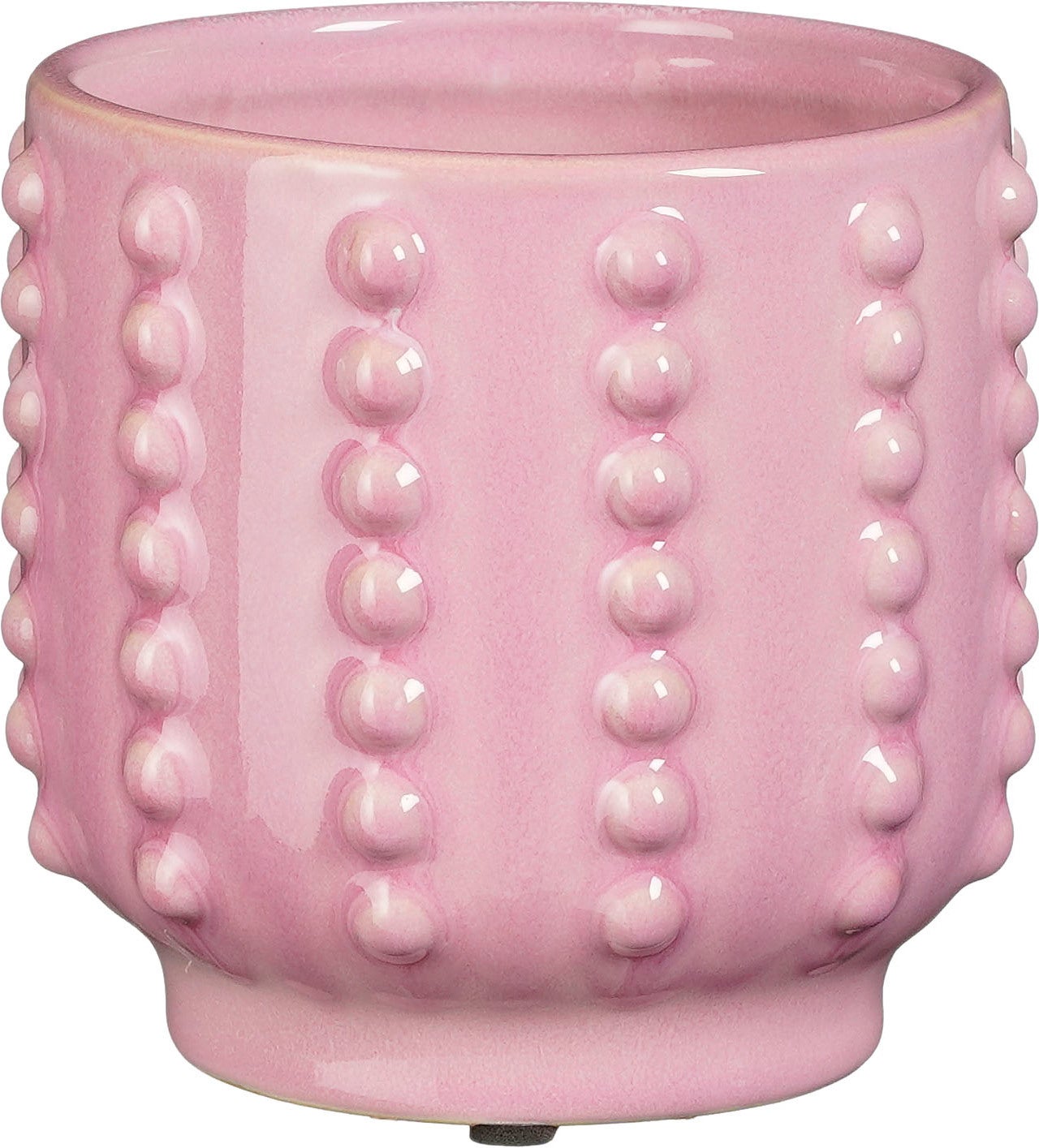 Mica Decorations bloempot Boaz paars D 14,5 H 13,5 cm