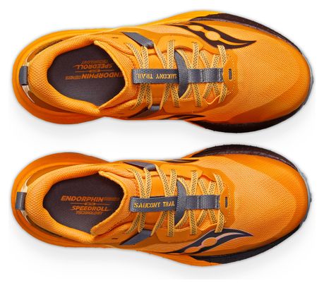 Chaussures de Trail Running Femme Saucony Endorphin Edge Orange