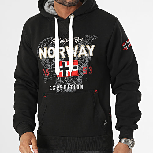 Sweat Capuche Guitre Noir