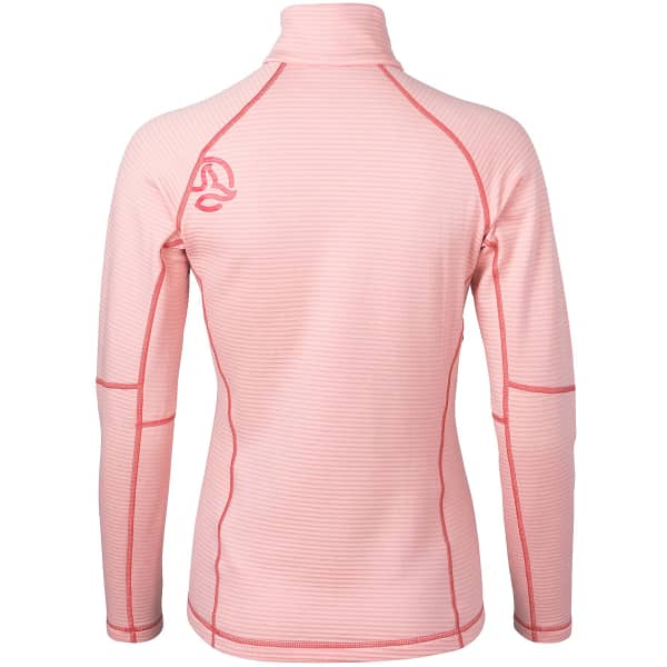 Sweat polaire randonnée TERNUA MOMHILL 1/2 ZIP W PASTEL CERISE