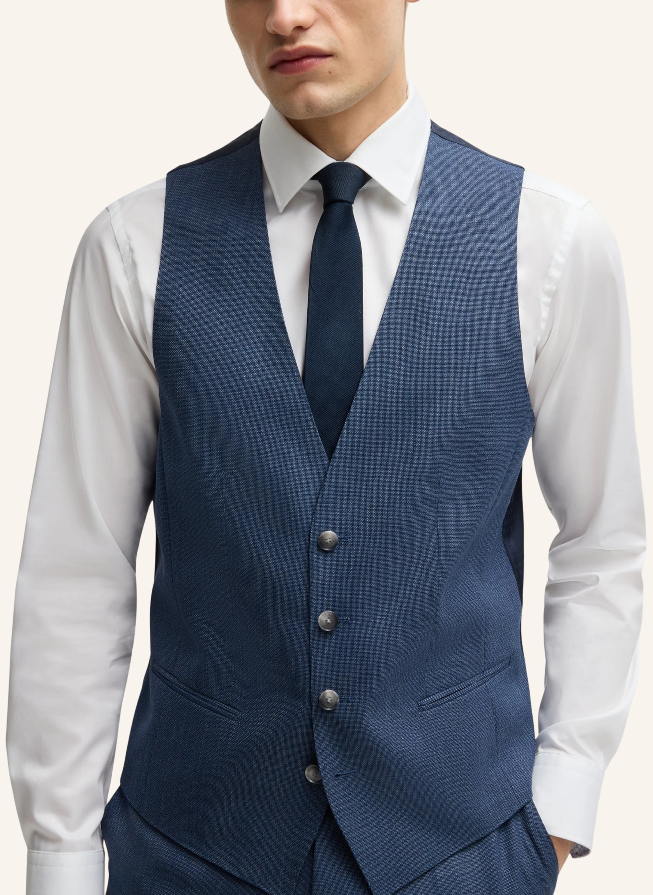 BOSS Business Anzug H-HUGE-3PCS-232 Slim Fit