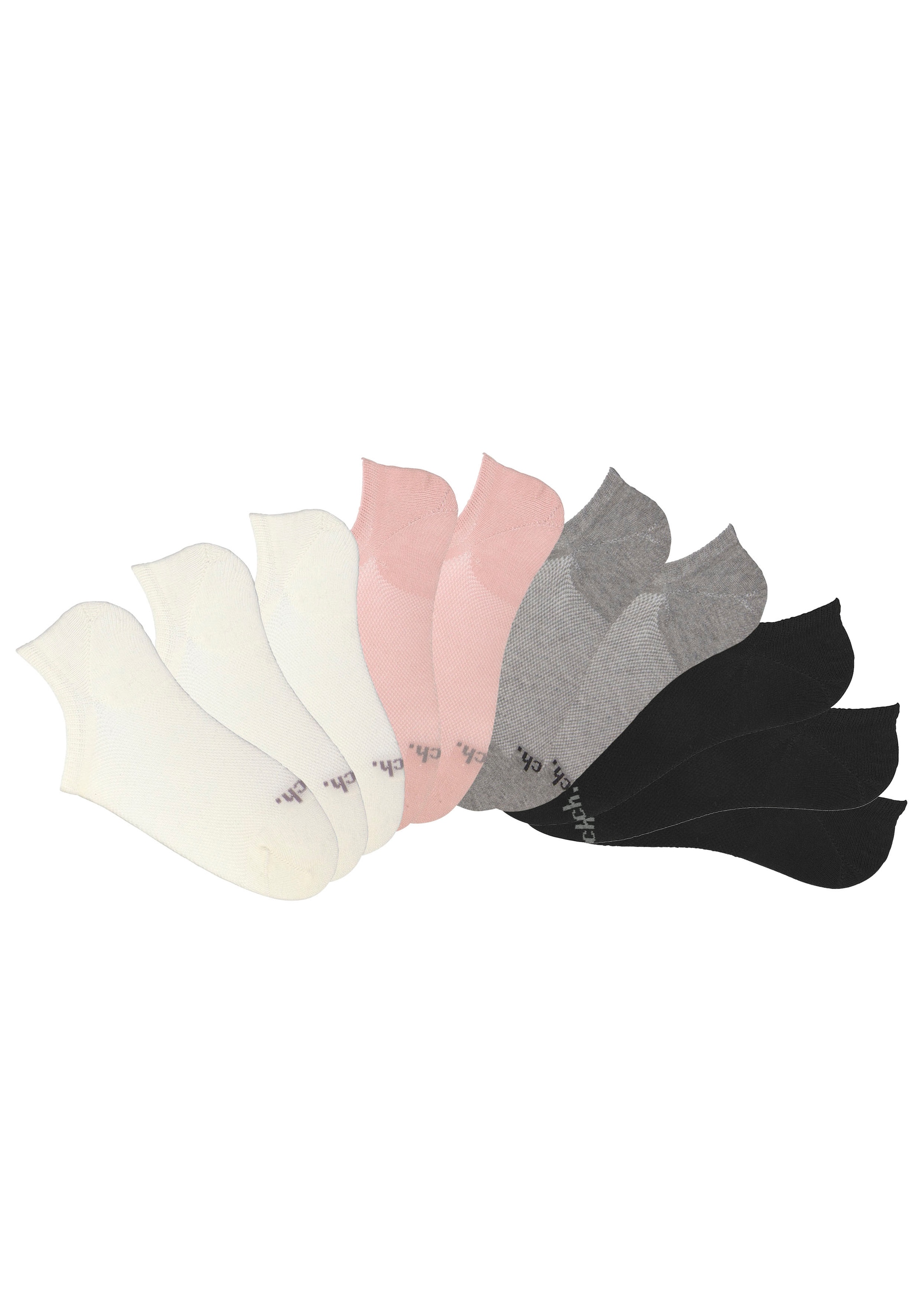Bench. Sneakersocken Packung, 10 Stk. tlg. mit Pikeestruktur