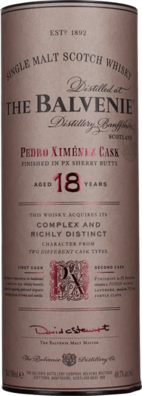 BALVENIE 18 YEARS PEDRO XIMENEZ CASK 70CL