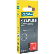 Rapid Agrafe fil fin no. 53, 8 mm, petit paquet