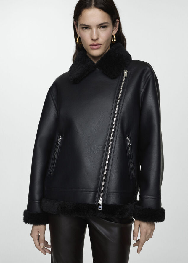 MANGO JACKET. -- ADRI Black