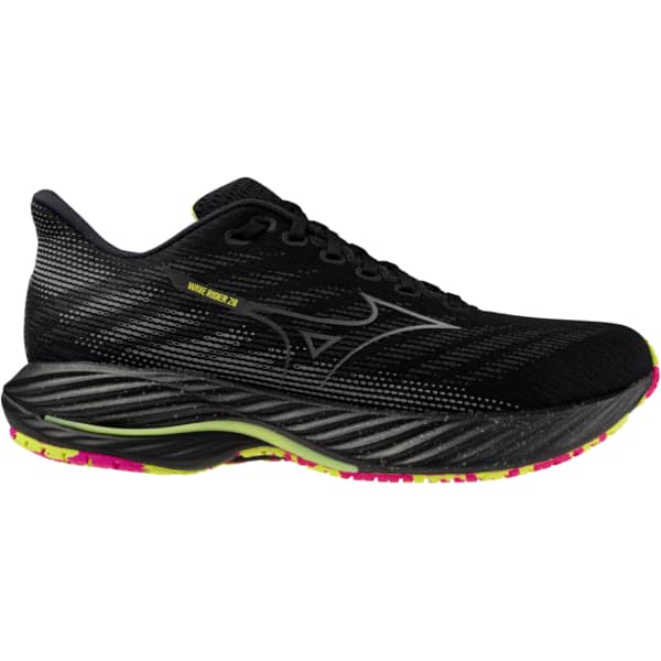 Chaussure running MIZUNO WAVE RIDER 28 BLACK/SILVER/SUNNY LIME