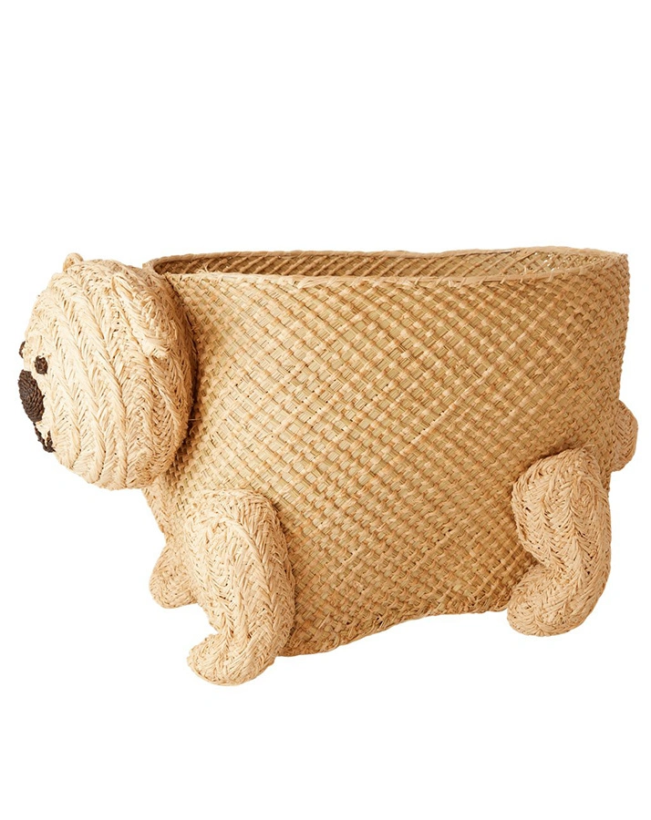 Aufbewahrungskorb BEAR (31x50x31) aus Seegrass in natur