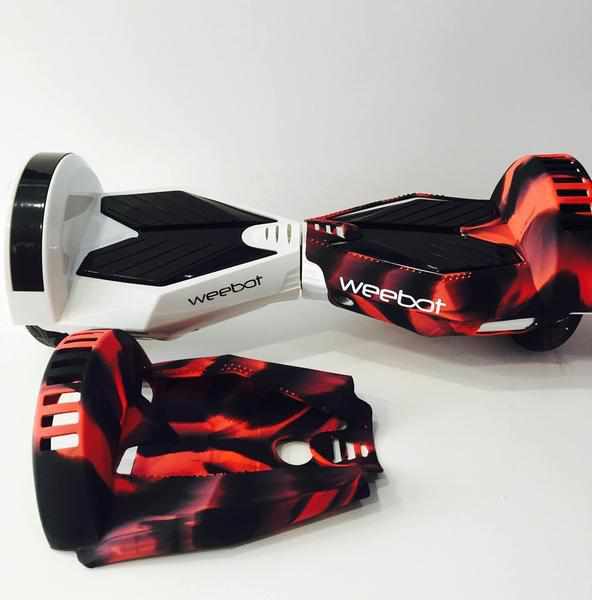 Housse siliconée de protection hoverboard 8 pouces (la paire)