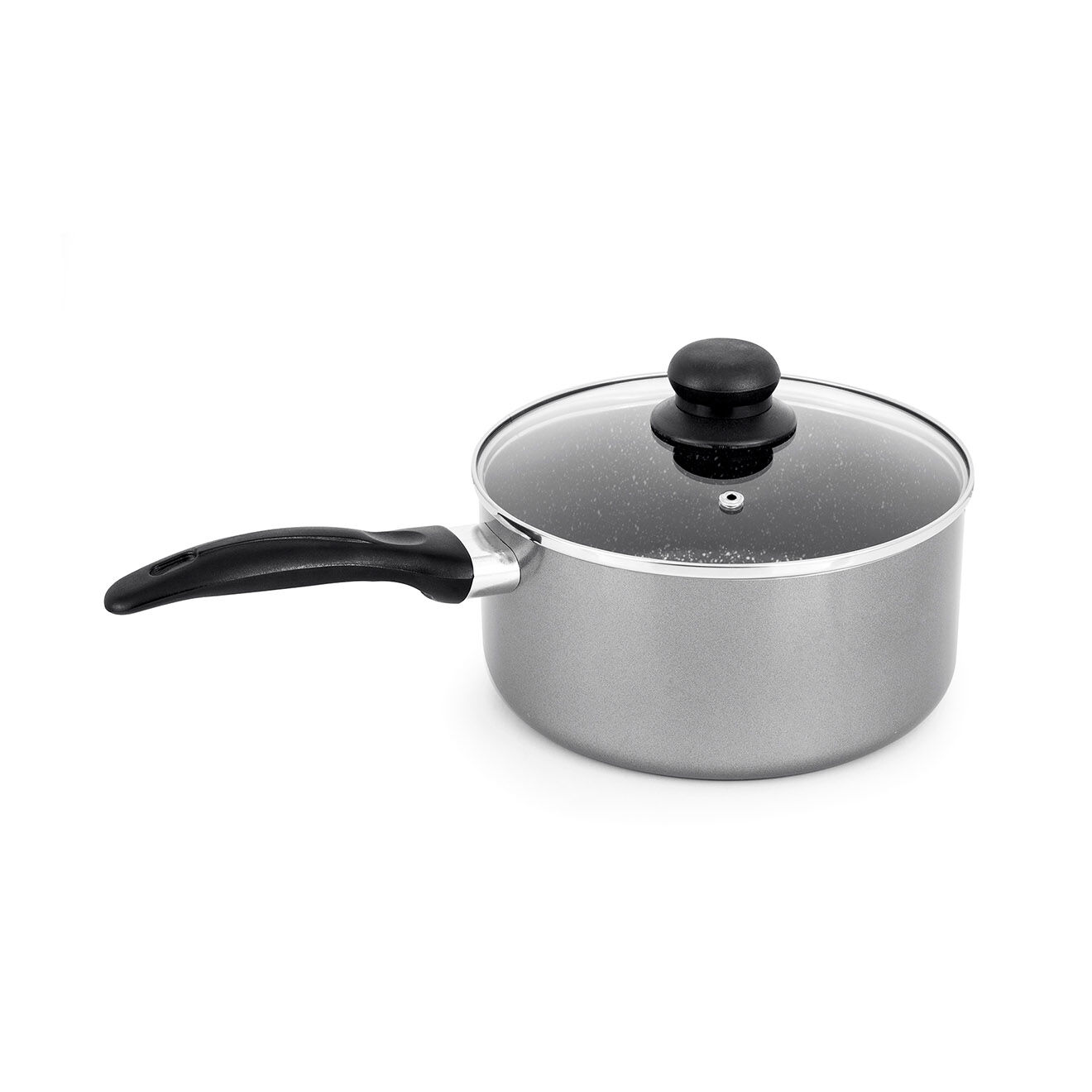Durand Dupont Casserole aluminium effet pierre ella cas18 tfsi grise - D.18 cm