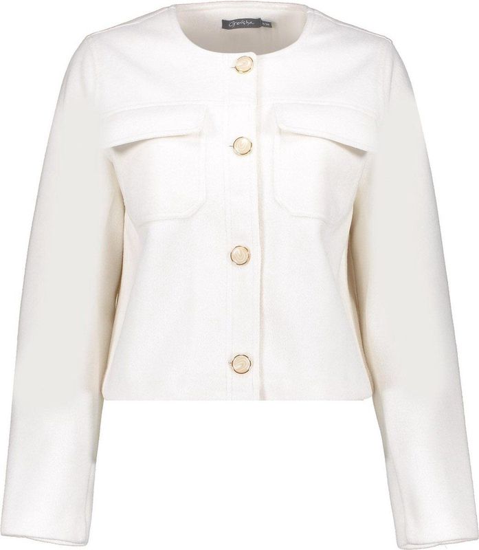 Geisha 45514-10 jacket off-white