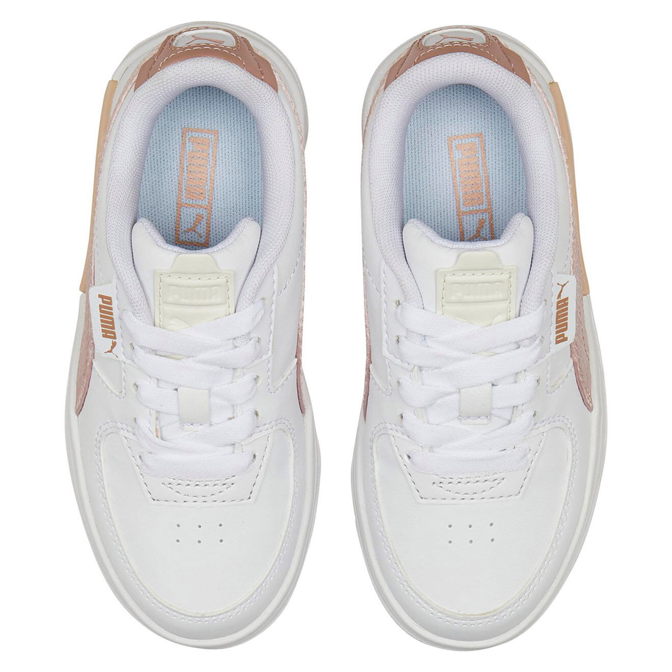 Puma Baskets en Cuir Cali Dream Shiny Pack blanc/rose