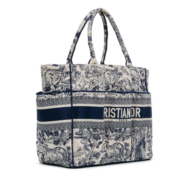 Dior Vintage Dior Tote Blue