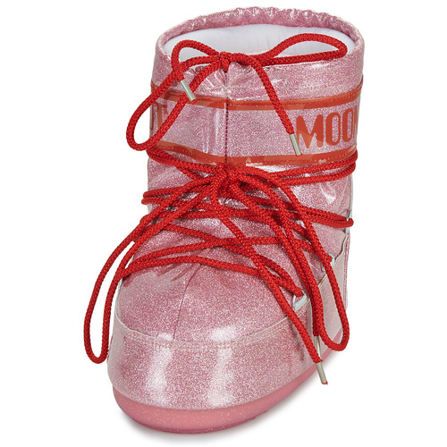 Moon Boot - MB ICON LOW GLITTER - Rose / Rouge
