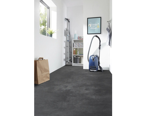 PVC vloer Prime antraciet 999D 400 cm breed (per meter verkocht)