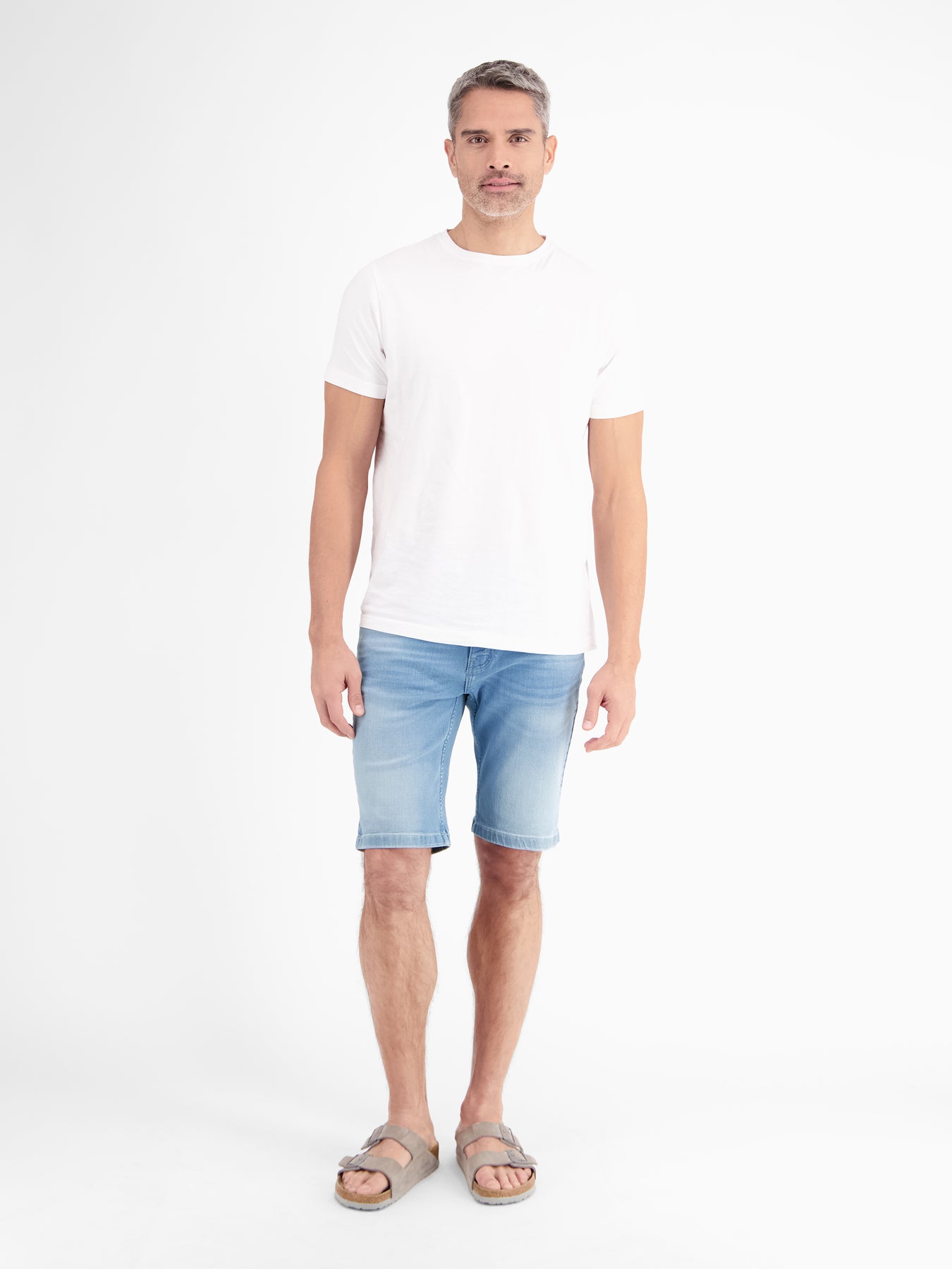 Herren Denim-Bermuda in Comfort-Stretch